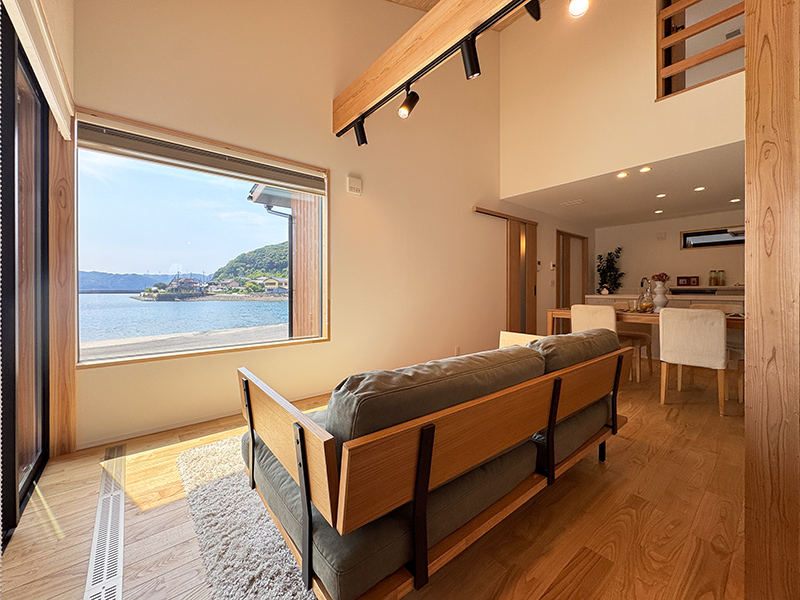 唐津市 注文住宅の建築事例:海風が心地よい暮らし