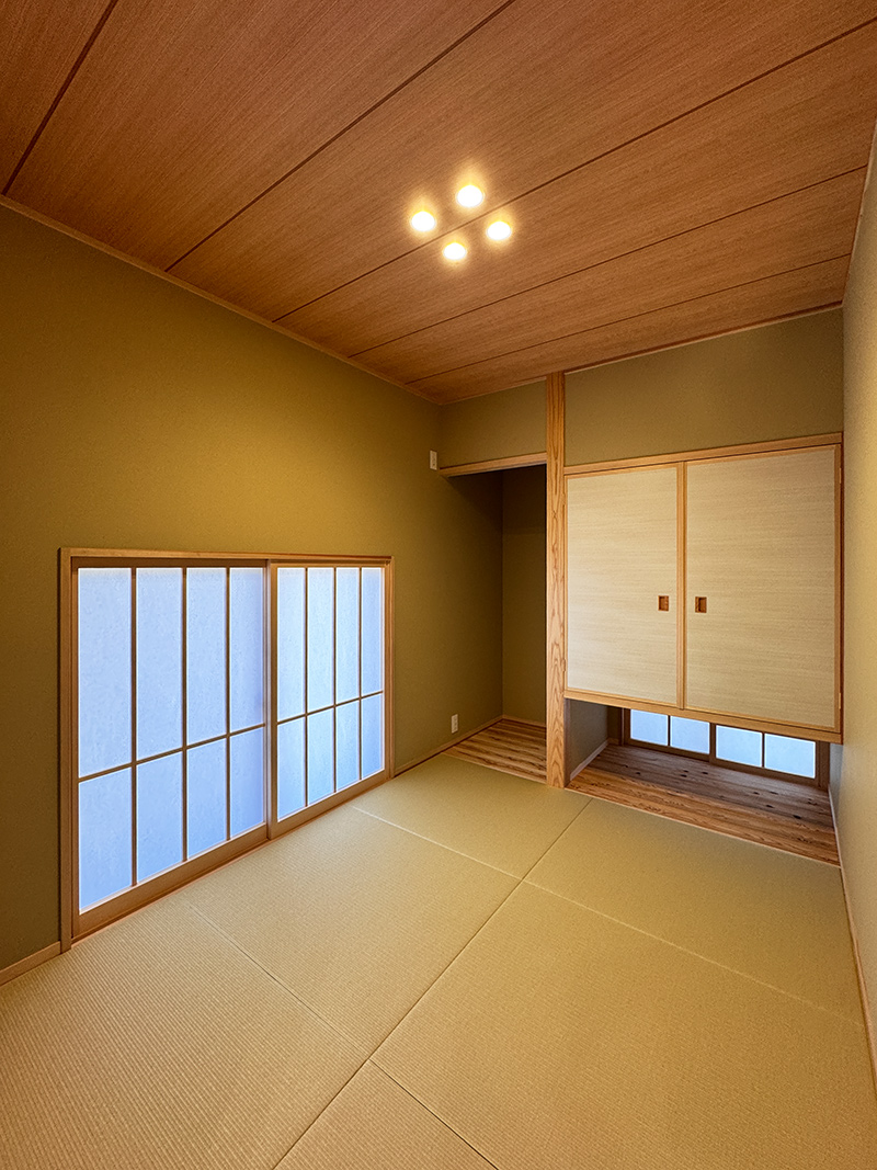 唐津市 注文住宅の建築事例:日差しが心地よい、和モダンの住まい